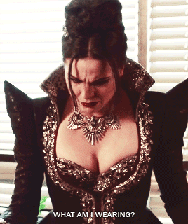 ilovett:  Regina Mills + being unimpressed with her wardrobe choices 