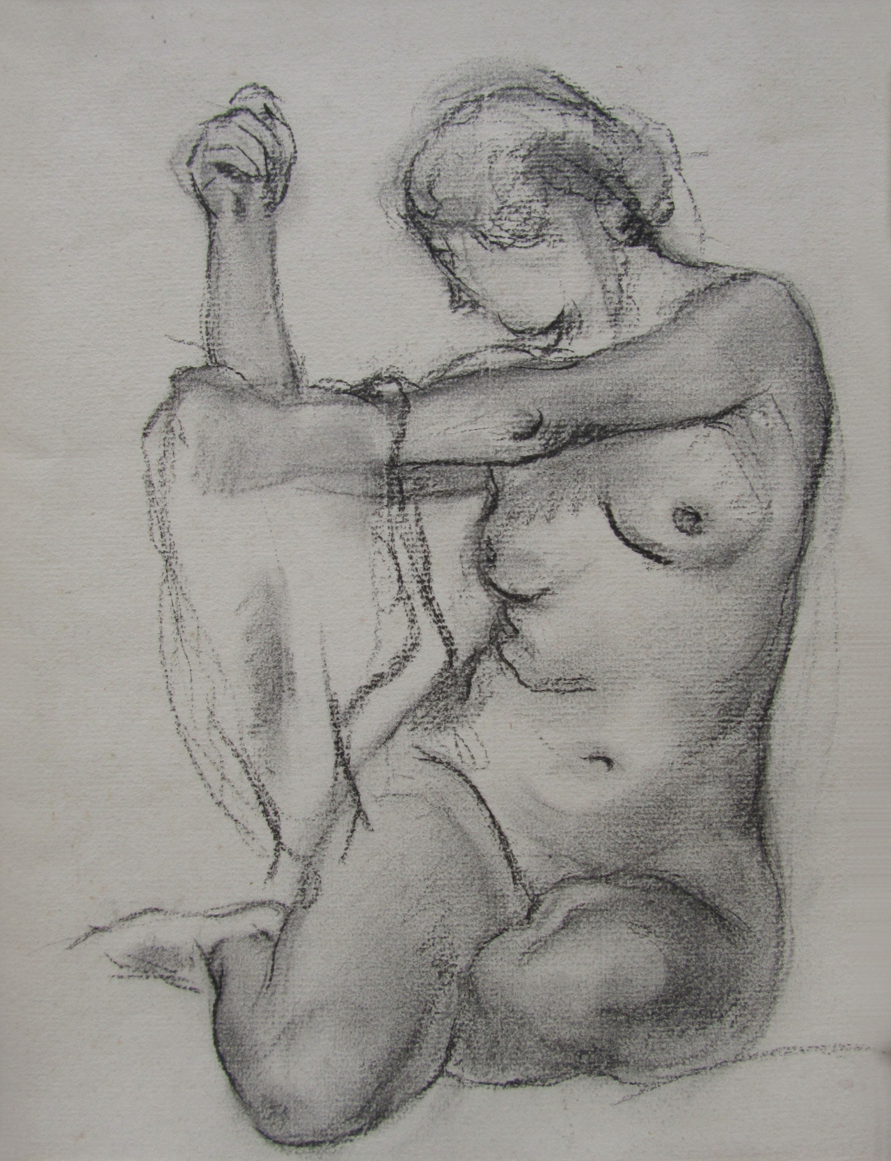 jes68:  Henri LEBASQUE (1865-1937), Baigneuse Assise 
