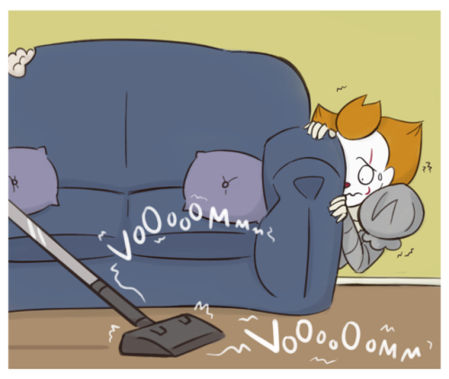 twimetofloat:Yeah, I don’t think Pennywise likes vacuum cleaners…