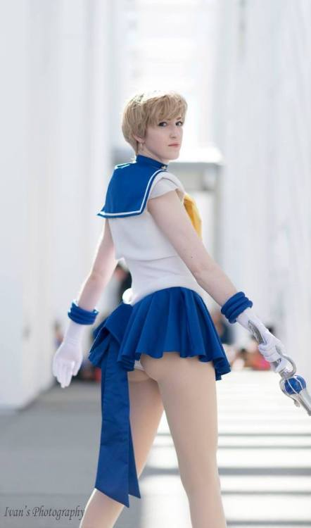 Super Sailor UranusSailor MoonCosplay made and modeled by mePhoto by Ivan AburtoWig is a Blue Steele