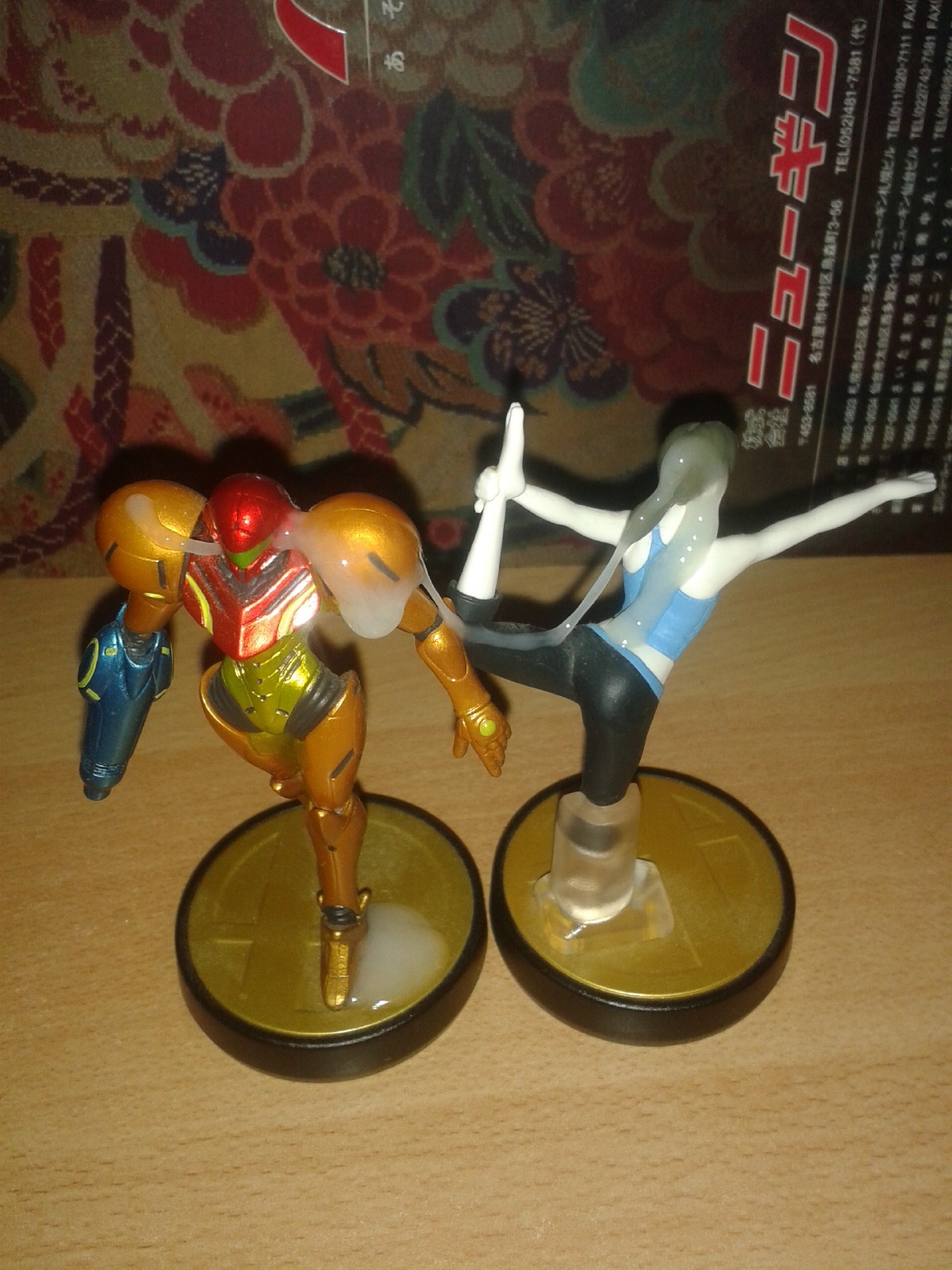 Since I got lots of requests: Samus and Wii Fit Trainer Amiibo Return (together!).