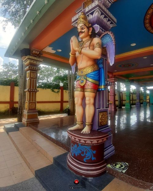 Lord Hanuman Statue & Sri Anjaneyar Temple