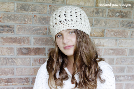 Dreaming of Winter Crochet Beanie Pattern :: Rescued Paw Designs