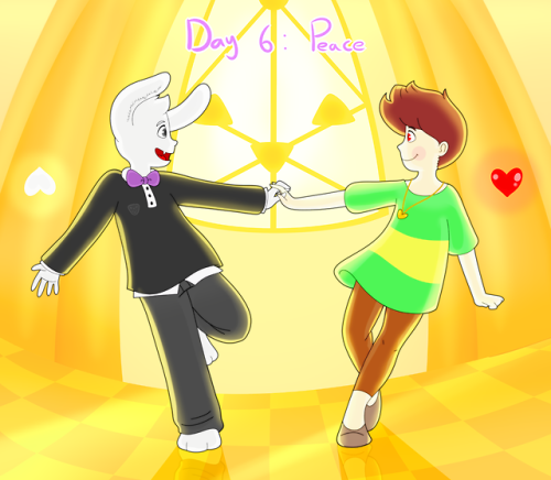 rainy-poppy: Here is the rest of the Valentine’s Chasriel AU week challenge days!Day 5 - 8:11t