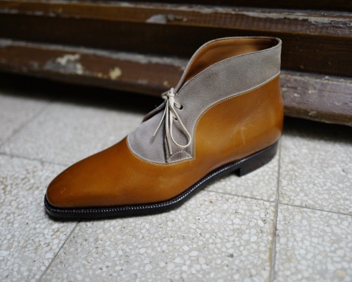 lastandlapel: The outstanding chukka with a combination of suede and calf leather. #NormanVilalta #A