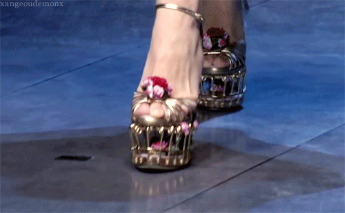 xangeoudemonx:Shoes at Dolce & Gabbana Fall 2013.
