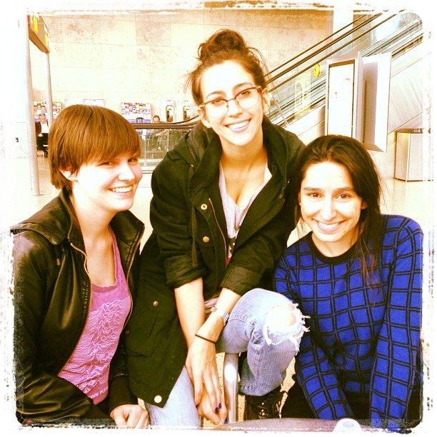 I found @michelledeidre @parismasoudi! @aprilsalud we are coming for you! #letthenerdfestbegin