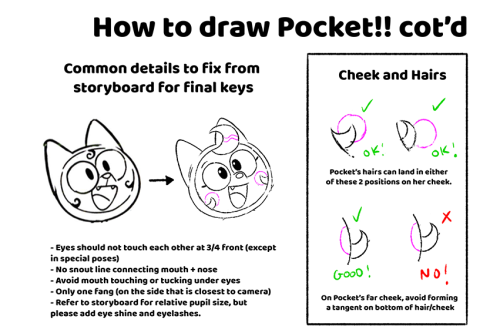 Pocket’s character animation guidelines! I still love these special poses I drew for Pocket. She’s v