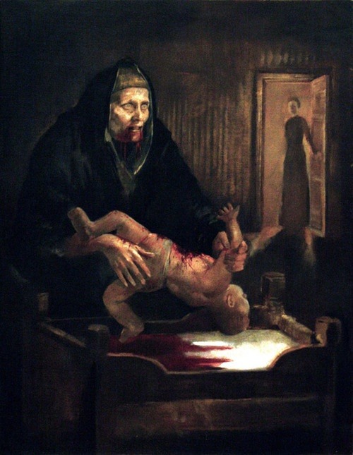 blackpaint20: theoddmentemporium: Grýla In Icelandic mythology Grýla is a terribl