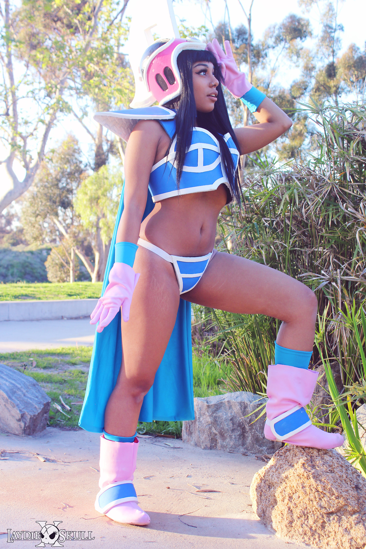 mcbigman: laydiexskull: ☁️️ Shots of my Chi-Chi cosplay from Dragonball!  ☁️️