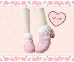 gasaii:  Jelly shoes in pastel colors | discount code for checkout: “strawberry”