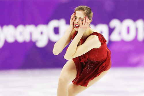 fyeahitalianskaters:Carolina Kostner, Ne me quitte pas || 2018 Winter Olympics