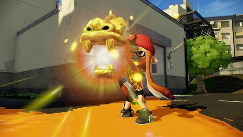 splatoonus:  NEWS FLASH! Tomorrow evening at 7 PM PT, a new mode will join Splat Zones and Tower Control in the Ranked Battle playlist!  Introducing…. Rainmaker! In Rainmaker, both teams compete to snag the, uhhh, Rainmaker. Once you’ve got it, the