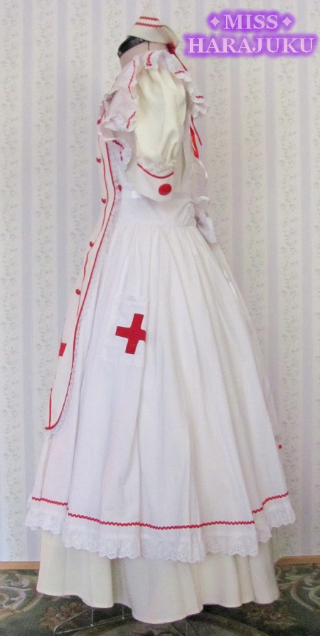 happyun-birthday:  miss-harajuku:  Milky Ange ✩ Nurse Maid Halfrida Set Looking