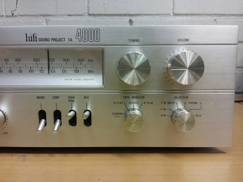 Dux SX6772/33 Hi-Fi Sound Project TA 4000 Stereo Receiver, 1977