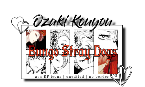 gladlyrphelper:⌠ 274 rp manga icons ⌡ - Ozaki Kouyou of Bungo Stray DogsCharacter: Port Mafia Ex