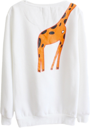 rneerkat:  cute happy giraffe sweater for under ฤ