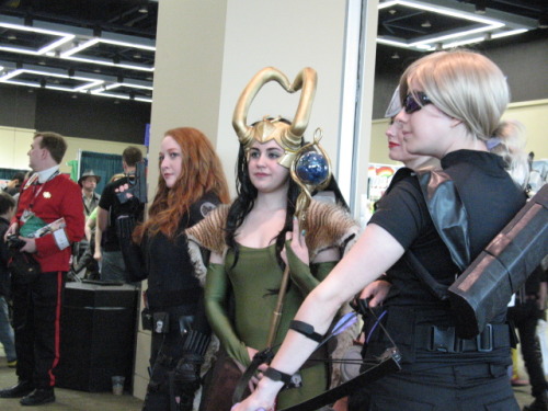 infectedscrew:Emerald City Comic Con (2013) -Uploaded two photos to be able to see Black Widow and L