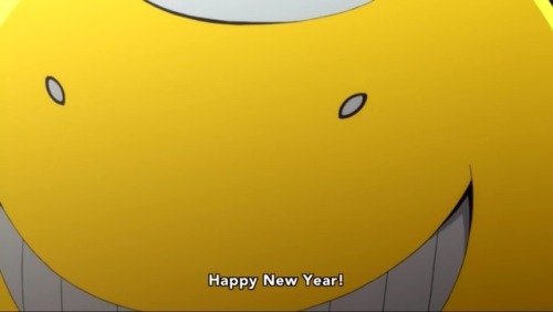 flyby303:“A New Year is upon us! Happy New Year!” I love koro sensei