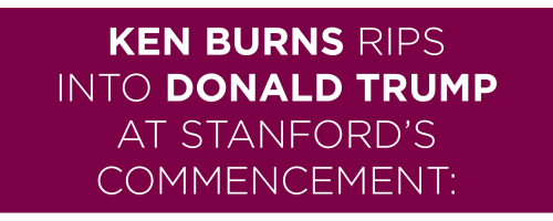 samsteve4eva:mediamattersforamerica:Ken Burns excoriates Donald Trump.Watch. This. Watch ALL OF THIS