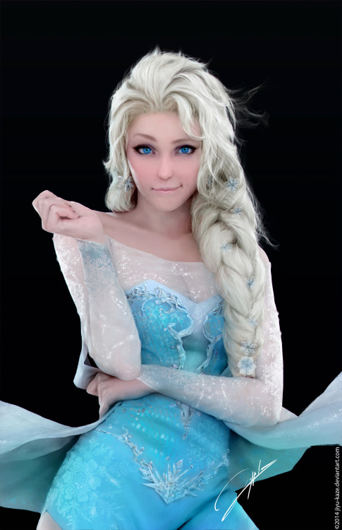 hope-for-snow: patronustrip: Elsa (frozen) by Jiyu-Kaze I fucking died. I’m dead. Goodbye my f