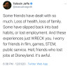 bixbiboom:[ID: A total of eight tweets from Taliesin Jaffe @.executivegoth which together read: “2020 is almost over and I feel I have something to get off my chest: I didn’t get better. I didn’t get healthier in mind or body. I didn’t