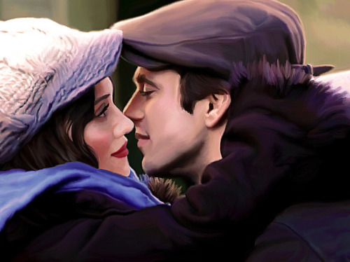 licieoic:“Kiss Me” - Digital Oil PaintingA new WinterShock painting for you today. ^_^If