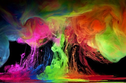 submissiveinclination:  jedavu:  Colored Liquids Create Gorgeous Rainbow Explosions In Water by Mark Mawson   Live in color, love out loud. 