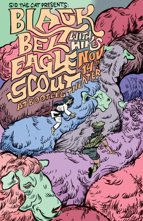 Andrew Greenstone 2019Black Belt Eagle Scout with Hikes, Nov 14th at The Bootleg Theater. 