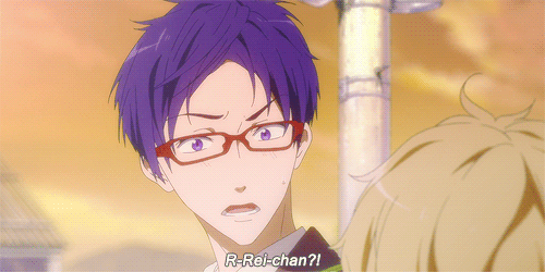crazyyaoilover:  I really loved the expression of Rei in this scene when Nagisa referred to him as ‘Rei-chan’ !!!! :D <3 