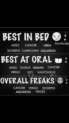 amandawhite75:  bibbwluvr:  naughtynurse1964:  mastertyr:  swtront:  schavage33:  Libra here. Just saying.   AQUARIUS 😈 💋  VIRGO   Taurus kitten loves oral!!  Capricorn   LIBRA….💋🔥  Virgo! 