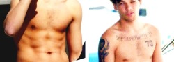 slutzouis:  Louis   shirtless. 
