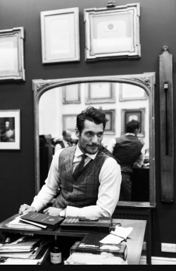 Allaboutgandy:  David Gandy Ll Styled By Henry Poole Co. On Saville Row Photo By