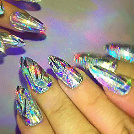 nailpornography:  Holographic Opals 