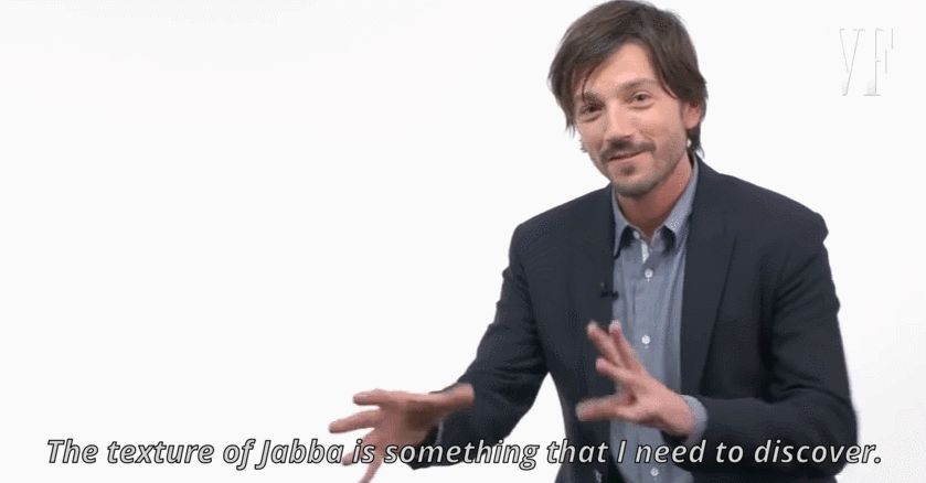 amarthrilwrites:Find someone who loves you as much as Diego Luna loves Jabba the