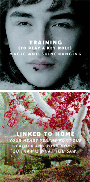 sansalayned:Sansa, Arya and Bran Stark + parallels | part 2 of 2(in collaboration with @queen–of–tho