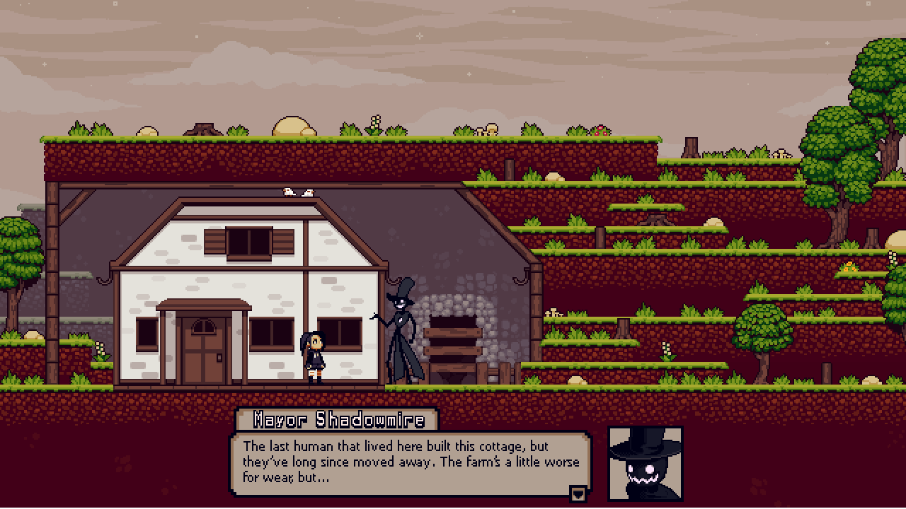 kadabura:Please consider: A farming game where you’re the new human in town, grow