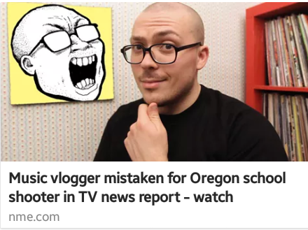 theneedledrop:  arcticmunkeez:  is this real life  MOM, I’m in NME! 