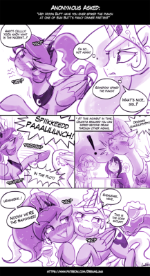 ask-dreamluna: PSA: Please don’t do this kind of thing IRL, super dangerous and dumb, thanks!.   If you like these comics, please consider [Joining the pantie force~] to support them &lt;3    &gt;w&lt;!