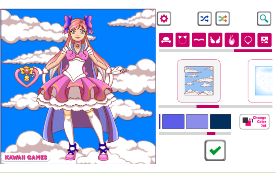 Dress up games, doll makers and character creators with the anime tag. ~