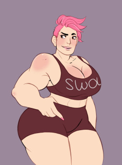 littlekikis:I doodled Zarya before I left