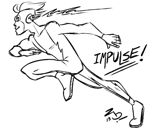 who better to practice action poses than with Impulse eh, eh?