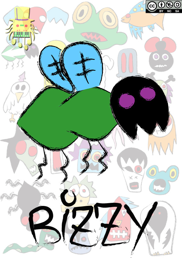 bbbbbbbZZZZZZZZ!!! Bizzy, you will never kill a fly again! #art #digitalart #artnews