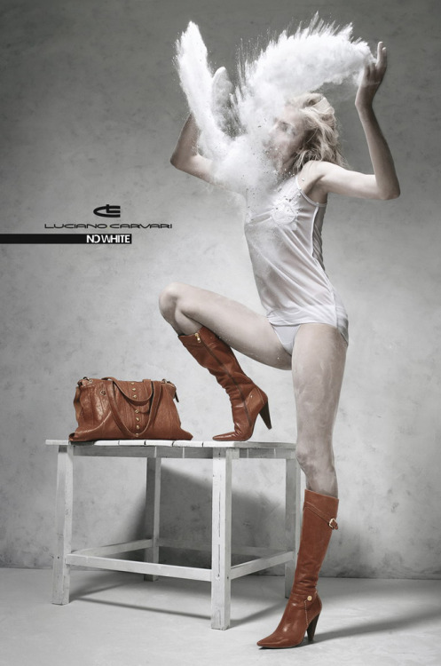 &ldquo;No White&rdquo; ad campaign for Luciano Carvari by Kinograf, 2009