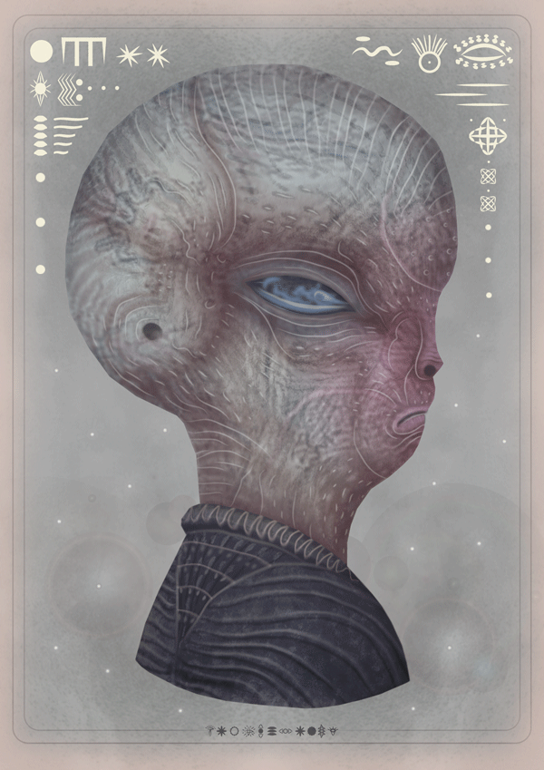 fairytalesandvampires:  Portraits of the Grey Alien Species Personal Project  /