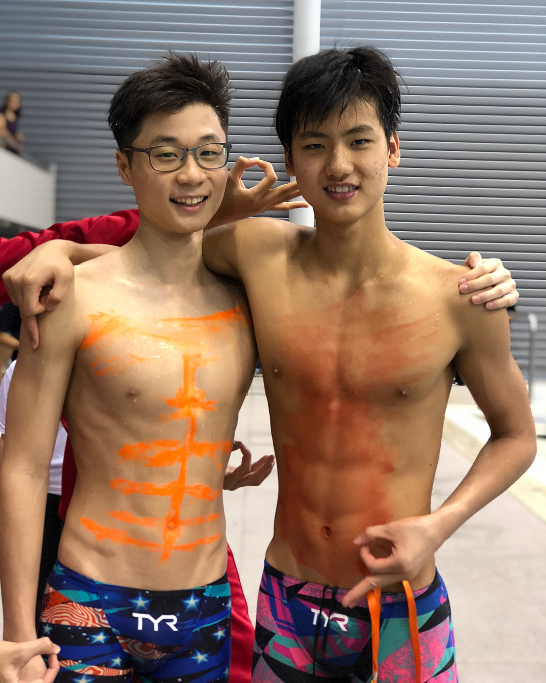 sjiguy: Owen Teo seems to have taken a liking to Ritchie Oh’s nipple.