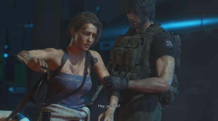 Stay Calm — Resident Evil 3 Remake -Carlos helps Jill from...