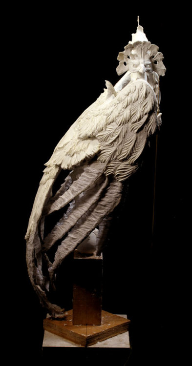 history1970s:  kingjackalope:  Venetian Harpy, a wonderful sculpture by Forest Rogers!   i want statues like this guarding my bed @ night 