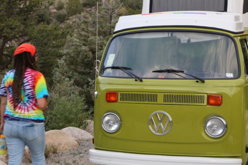 Me in my natural habitat. Camping, just back from digging for Smokey Quartz and Amazonite in Colorad