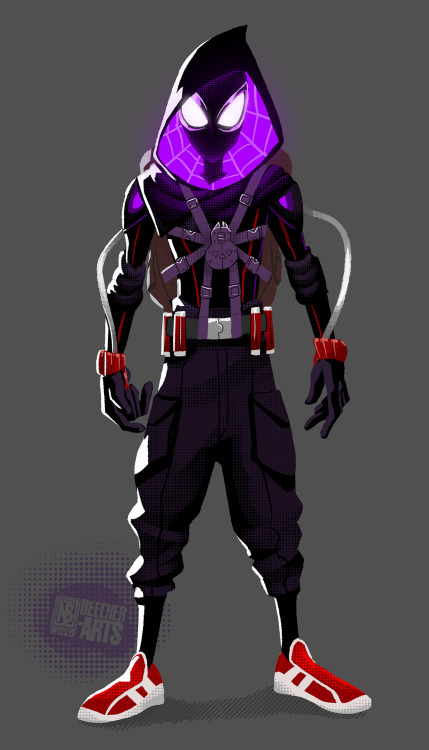 beecher-arts: I’m a little late to the party but here’s my Spidersona! Tried to aim for 